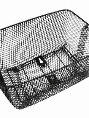 Rychlé Dodání Koš na nosič zadní 300x410x185mm pletivo černý