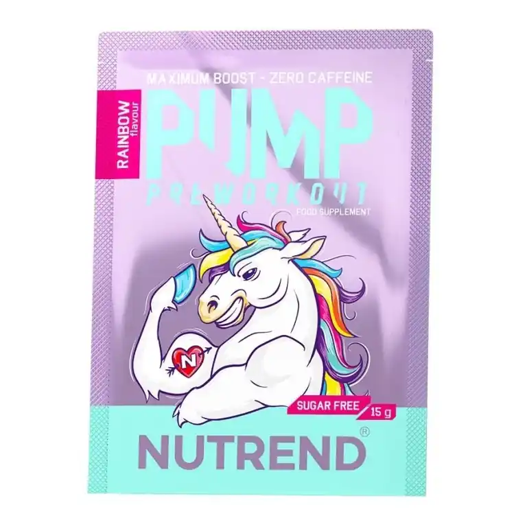 Nápoj Nutrend PUMP PRE-WORKOUT sáček 15g rainbow Odeslání Ihned