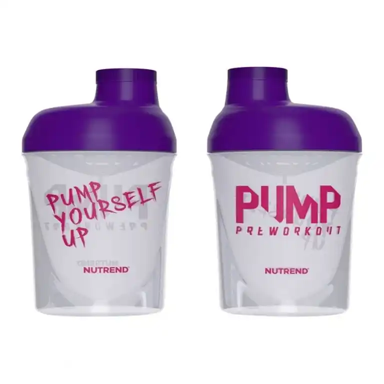 Šejkr Nutrend 300ml Pump průhledný Nová Kolekce