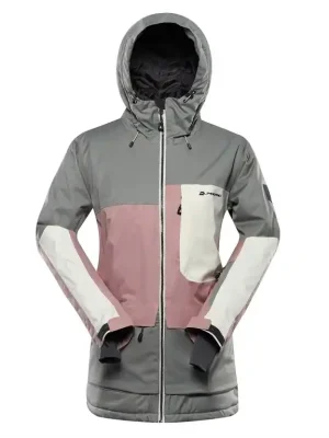 Bunda dámská ALPINE PRO GARGA s membránou PTX šedá Poslední Šance