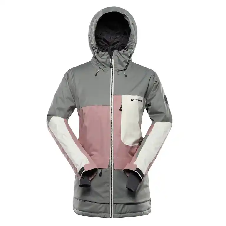Bunda dámská ALPINE PRO GARGA s membránou PTX šedá Poslední Šance