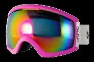 Oblíbený Lyžařské brýle Bullski IRON fluo růžové/chromově duhové červené sklo