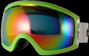 Lyžařské brýle Bullski IRON zelené/chromově duhové červené sklo Přímo Od Výrobce
