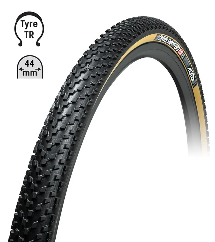 Výprodej Plášť TUFO Gravel SWAMPERO 700x44C, bezduš., črn/béž