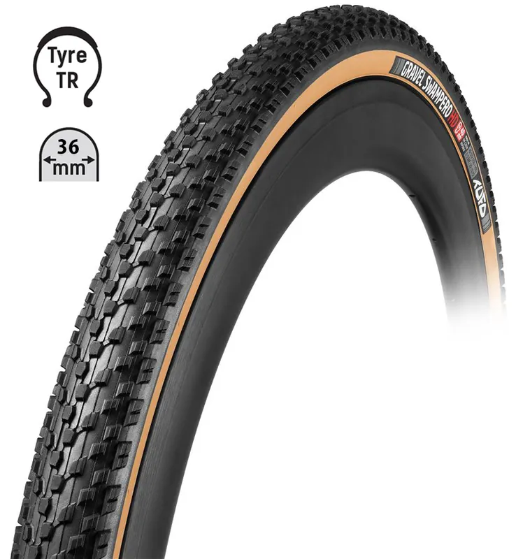 Must-Have Plášť TUFO Gravel SWAMPERO HD 700x36C, bezduš., črn/béž