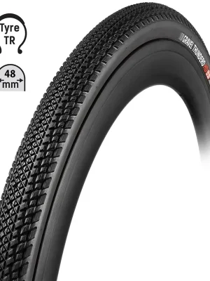 Plášť TUFO Gravel THUNDERO HD 700x48C, bezduš., črn Zlevněný