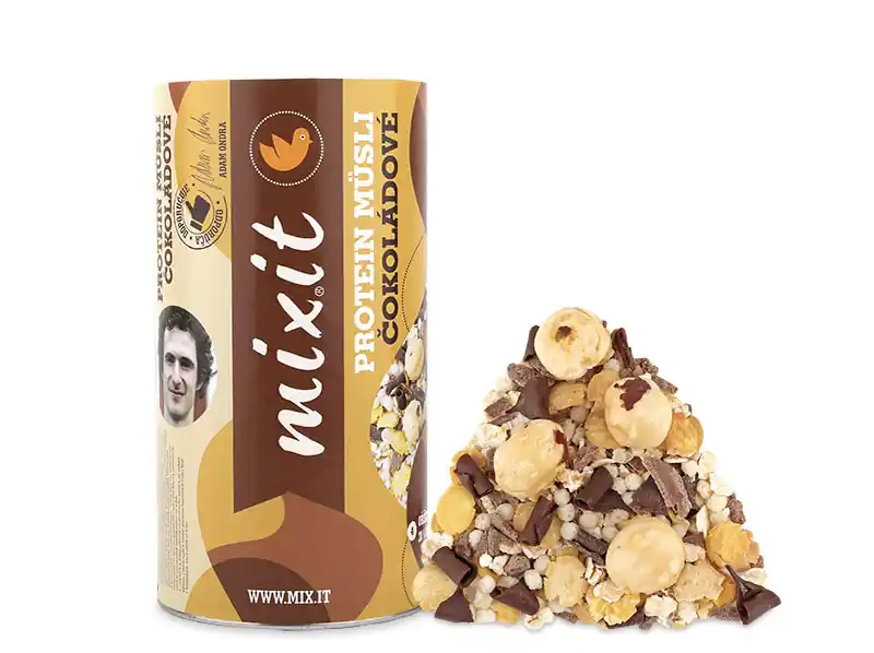 Müsli proteinové Adama Ondry Mixit 450g Vrácení Zdarma