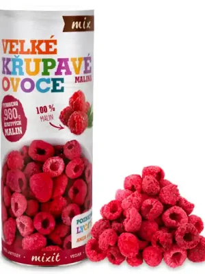 Nejprodávanější Křupavé ovoce - malina Mixit 140g