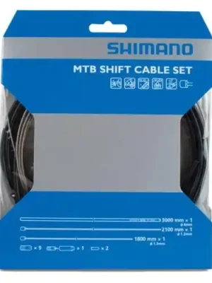 Odeslání Ihned Set řadících bovdenů a lanek Shimano pro horská kola, černé