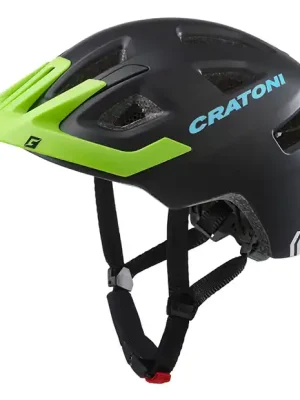 Dětská helma Cratoni Maxster Pro Black/Lime Matt Doprava Zdarma