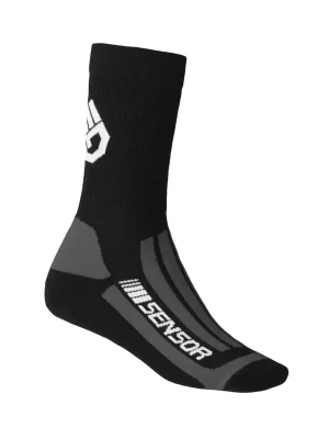 Ponožky SENSOR TREKING MERINO černá/šedá Přímo Od Výrobce