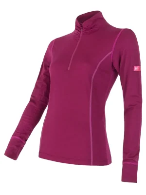 Nejlepší Cena Dámské triko dl.rukáv stoják zip SENSOR MERINO ACTIVE lilla