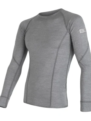 Aktuální Pánské triko dl.rukáv SENSOR MERINO ACTIVE sv.šedá
