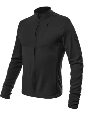 Nejprodávanější Pánská mikina celozip SENSOR MERINO UPPER černá