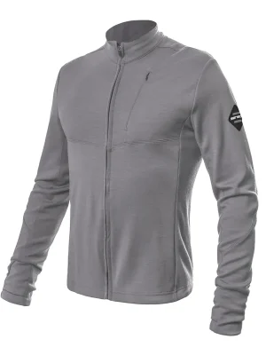 Super Cena Pánská mikina celozip SENSOR MERINO UPPER šedá