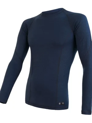 Zlevněný Pánské triko dl.rukáv SENSOR MERINO DF deep blue