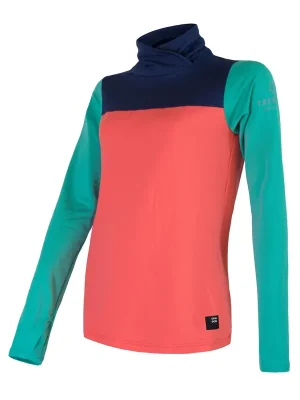 Ověřený Dámská mikina SENSOR COOLMAX THERMO korál/sea green/deep blue