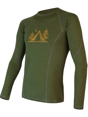 Originální Pánské triko dl.rukáv SENSOR MERINO DF CAMP safari green