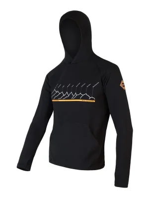 Cenově Výhodný Pánská mikina klokanka SENSOR MERINO UPPER RJ černá