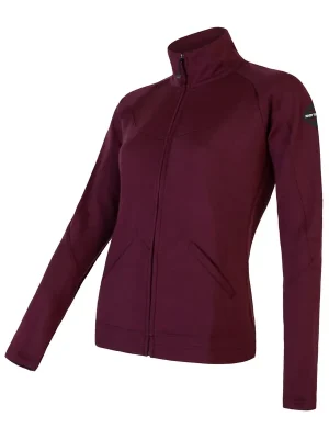 Dámská mikina celozip SENSOR MERINO UPPER port red Nejlepší Cena