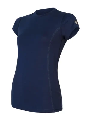 Dámské triko kr.rukáv SENSOR MERINO ACTIVE deep blue Dokud Zásoby Vydrží