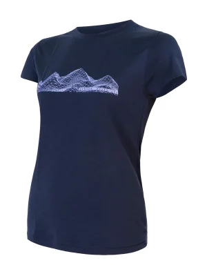 Dámské triko kr.rukáv SENSOR MERINO ACTIVE MOUNTAINS deep blue Kup Teď