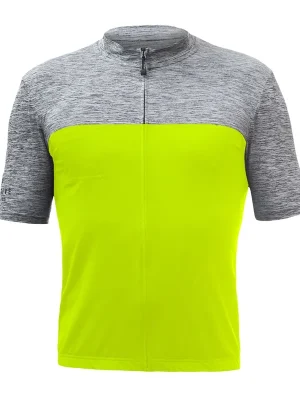 Nakupujte Hned Pánský dres kr.rukáv celozip SENSOR CYKLO MOTION neon yellow/šedá