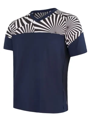 Omezená Nabídka Pánský dres volný kr.rukáv SENSOR HELIUM deep blue/geometry