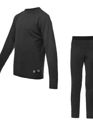 Dětské triko dl.rukáv + spodky SENSOR MERINO ACTIVE SET černá Super Cena