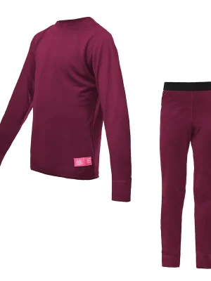 Super Cena Juniorské triko dl.rukáv + spodky SENSOR MERINO ACTIVE SET lilla