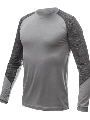 Akční Nabídka Pánské triko dl.rukáv SENSOR MERINO IMPRESS šedá/maori