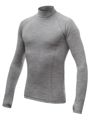 Pánské triko dl.rukáv roll neck SENSOR MERINO BOLD cool gray Kup Teď