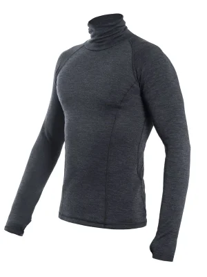 Nejlepší Cena Pánské triko dl.rukáv roll neck SENSOR MERINO BOLD anthracite gray