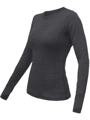 Ihned K Objednání Dámské triko dl.rukáv SENSOR MERINO BOLD anthracite gray