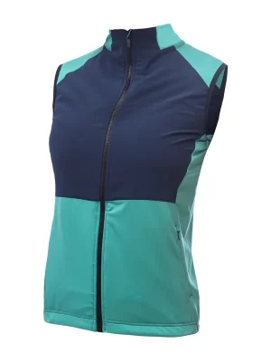 Aktuální Dámská vesta SENSOR COOLMAX THERMO sea green/deep blue