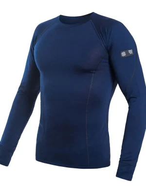 Pánské triko dl.rukáv SENSOR MERINO ACTIVE deep blue Novinka