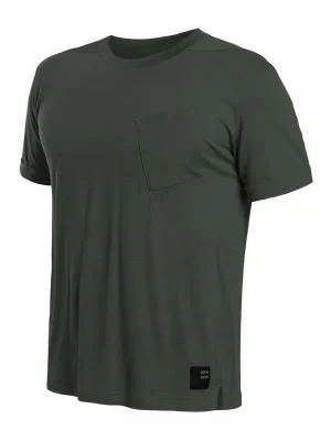 Pánské triko kr.rukáv SENSOR MERINO AIR traveller olive green Akční Nabídka