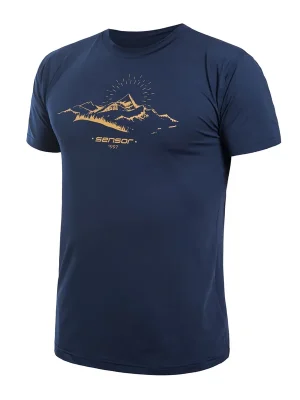 Pánské triko kr.rukáv SENSOR COOLMAX TECH MOUNTAINS 98 deep blue Ihned K Objednání