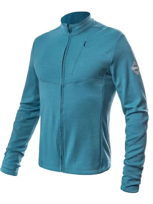 Autentický Pánská mikina celozip SENSOR MERINO UPPER mint blue