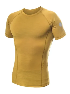 Vrácení Zdarma Pánské triko kr.rukáv SENSOR MERINO AIR mustard