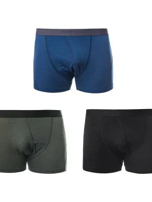 Doprava Zdarma Pánské trenky SENSOR MERINO AIR 3-PACK černá/tm.modrá/olive