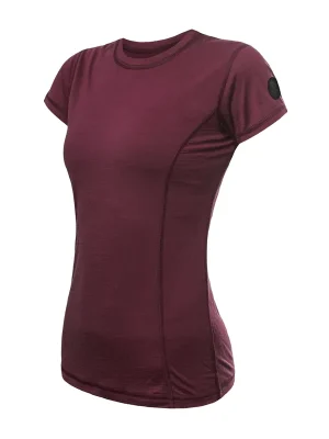 Dámské triko kr.rukáv SENSOR MERINO AIR port red Autentický
