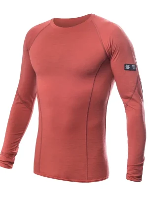 Vrácení Zdarma Pánské triko dl.rukáv SENSOR MERINO ACTIVE terracotta