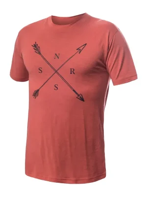 Cenová Bomba Pánské triko kr.rukáv SENSOR MERINO ACTIVE SNSR terracotta