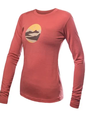 Jen Po Omezenou Doba Dámské triko dl.rukáv SENSOR MERINO ACTIVE TRIGLAV terracotta