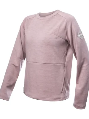 Sleva Dámská mikina SENSOR MERINO UPPER traveller dusty pink