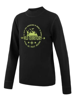 Akční Cena Dětské triko dl.rukáv SENSOR MERINO DF TERRITORY černá