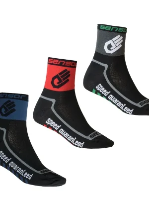 Ponožky SENSOR 3-PACK RACE LITE HAND černá, červená, tm.modrá Pouze Dnes