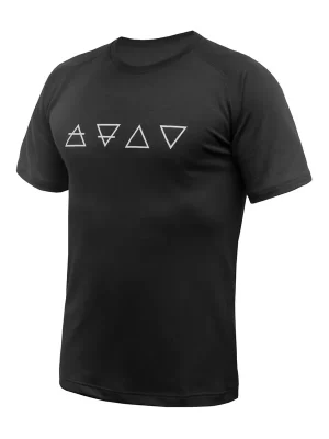 Bezpečná Platba Pánské triko kr.rukáv SENSOR MERINO BLEND ELEMENTS černá