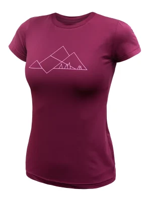 Vrácení Zdarma Dámské triko kr.rukáv SENSOR COOLMAX TECH GEO MOUNTAINS lilla